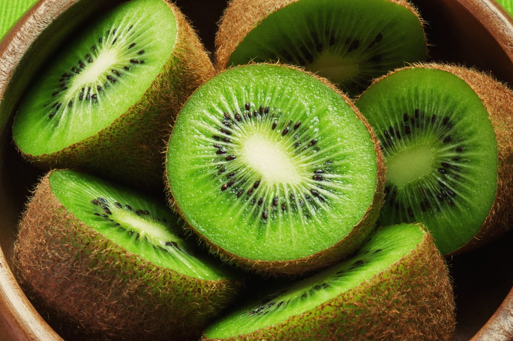 Eating two kiwis a day has been shown to help relieve constipation.