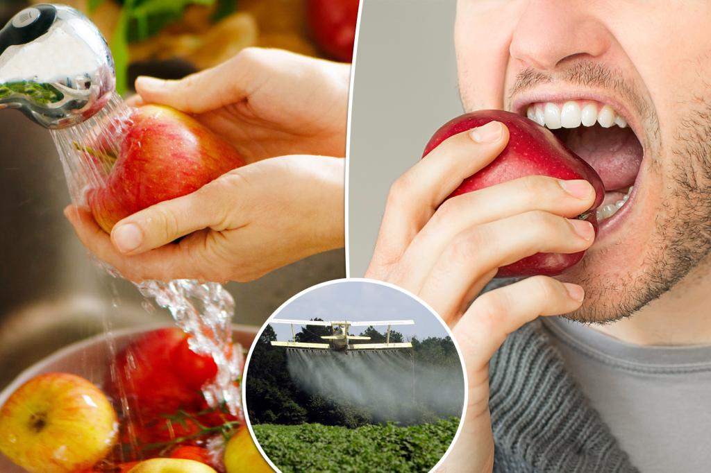 You're eating apples wrong - washing fruit doesn't remove pesticides, study finds